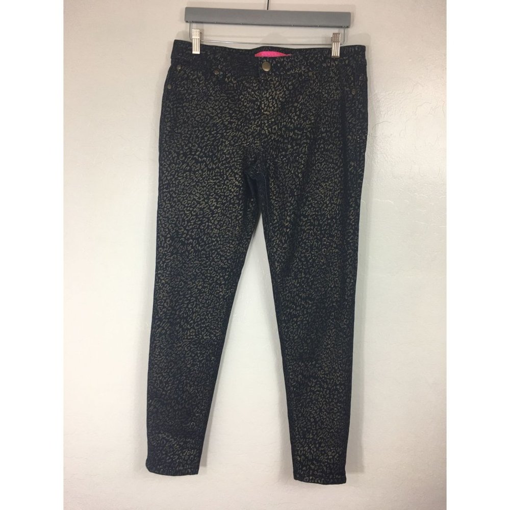 Tinseltown leopard print jeans size 13